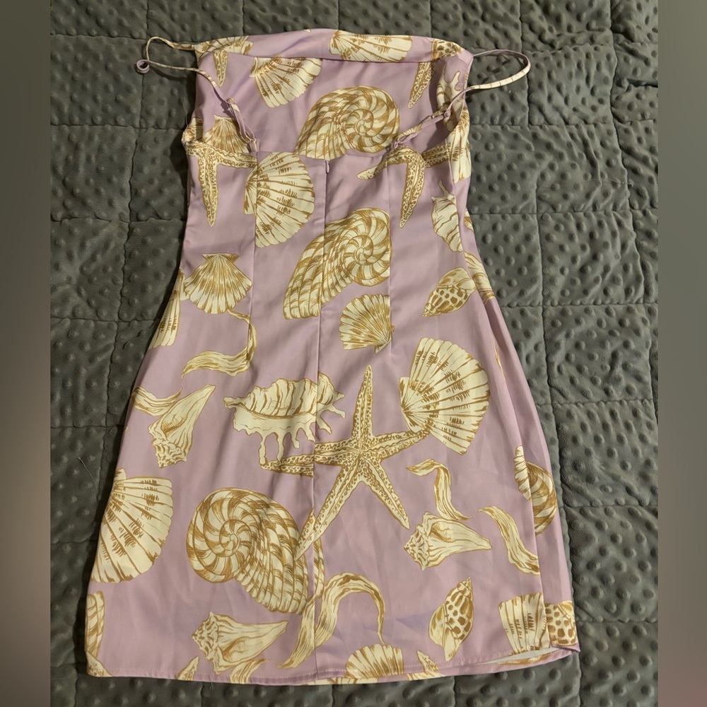 Urban Outfitters Satin Seashell Dress - Picture 5 of 5